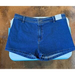 NWT blue denim mini shorts coquette‎ beachy sz 16